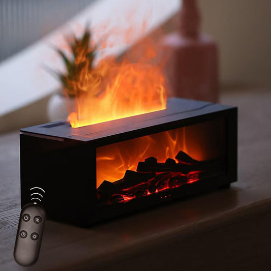 2 in 1 Fireplace Humidifier Flame Diffuser